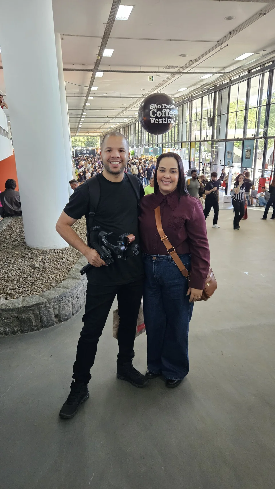 Charles Ribeiro e Beatriz Rosetti no São Paulo Coffee Festival